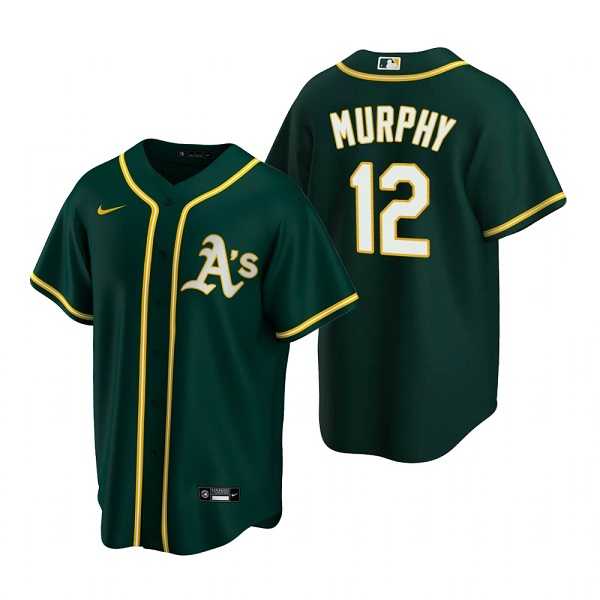 Oakland Athletics #12 Sean Murphy Green Cool Base Stitched Jersey,We sell and wholesale Oakland Athletics #12 Sean Murphy Green Cool Base Stitched Jersey on line form chian!